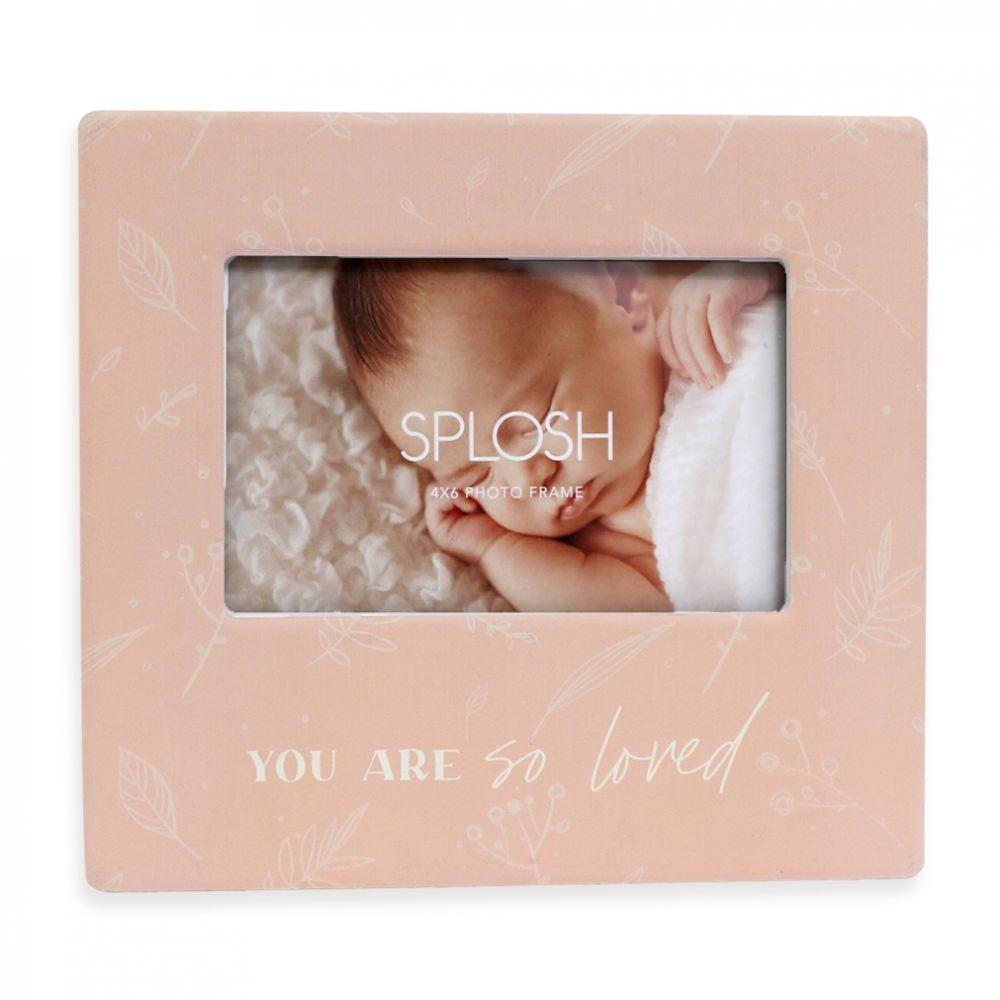 BABY LOVED PHOTO FRAME 4X6