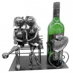 COUPLE WINE BOTTLE HOLDER