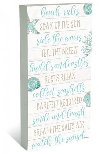 PLAQUE BLOCK 40X80 REEF BEACH