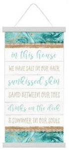 CANVAS SCROLL 30X60 REEF HOUSE