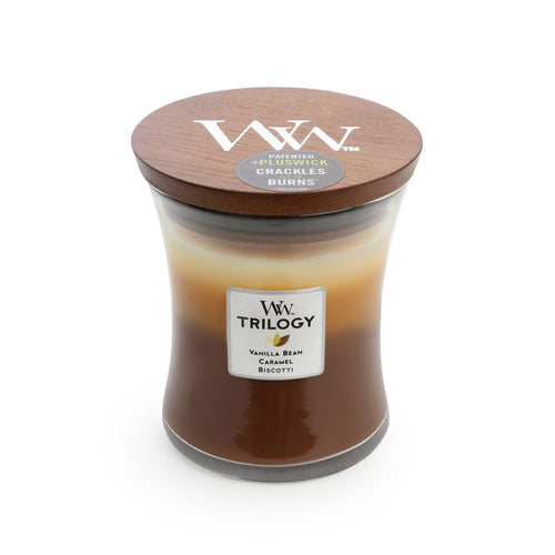 WOODWICK CAFE SWEETS TRILOGY MEDIUM
