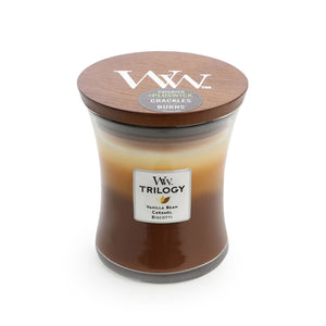 WOODWICK CAFE SWEETS TRILOGY MEDIUM