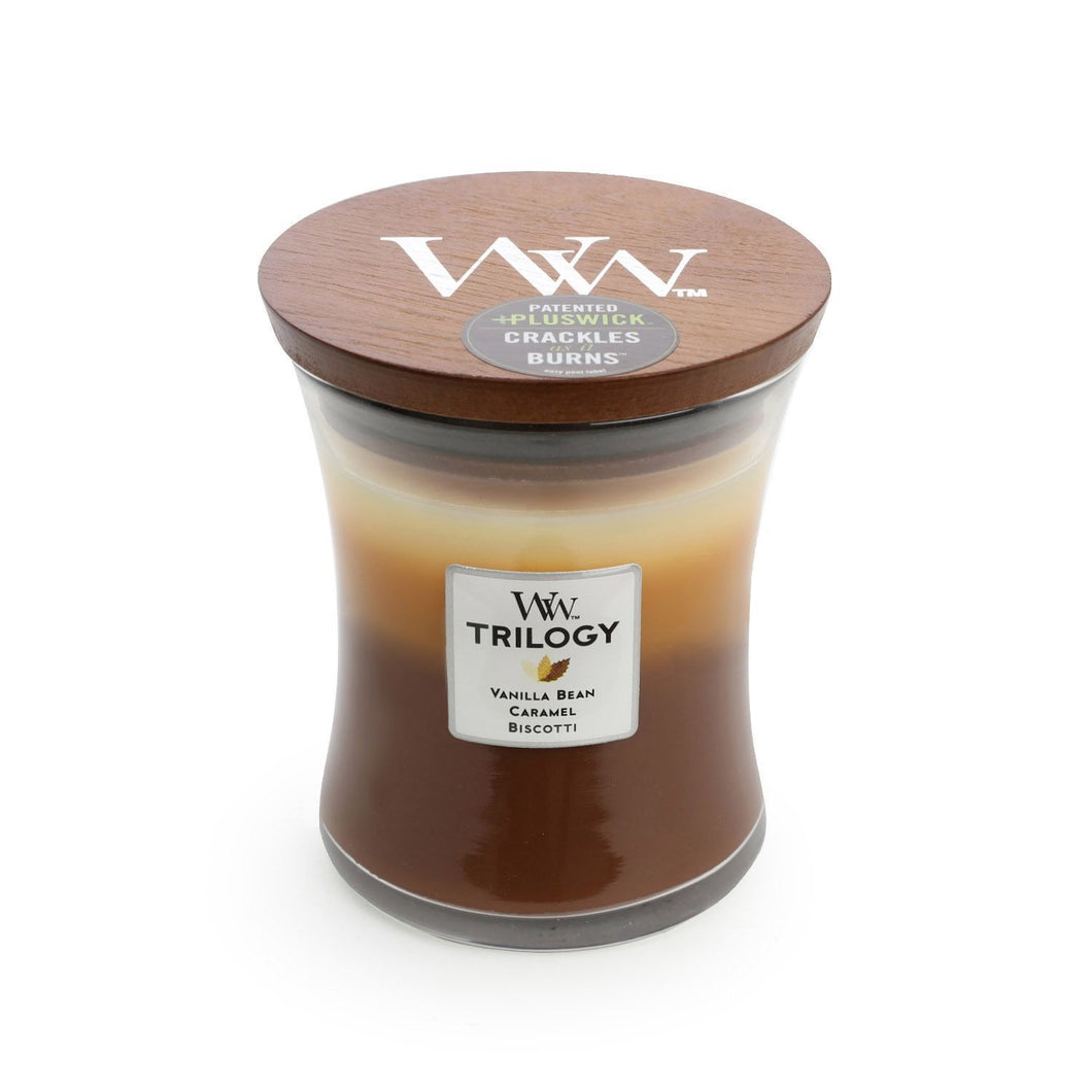 WOODWICK CAFE SWEETS TRILOGY MEDIUM