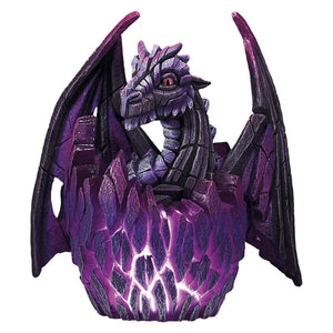 EDGE LIT DRAGON EGG - PURPLE/BLACK