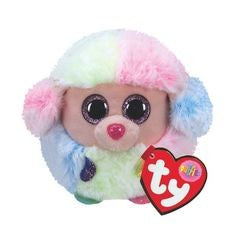 TY PUFFIES RAINBOW POODLE