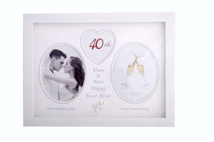 40TH ANNIVERSARY COLLAGE PHOTO FRAME